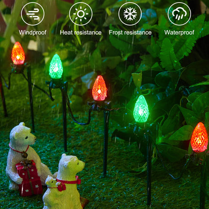 Brightown Smart C9 LED Christmas Lights Outdoor House, 50Ft 75 LED RGB Christmas Pathway Lights with 58 Preset Modes, App or Remote Control, Music Sync, Memory and Timer Function for Indoor/Outside