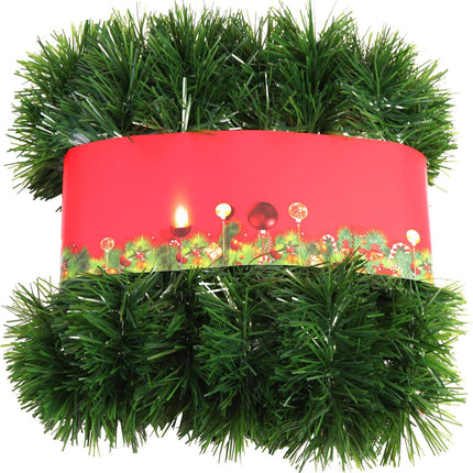 50 Feet Christmas Garland - Soft Non-lit Christmas Garlands Ideal for Christmas Decor, Artificial Christmas Garland for Christmas Home Holiday Party Outdoor&Indoor Decorations