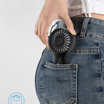 Handheld Fan Mini Portable Rechargeable Hand Held Fans Personal Fan Small Usb Face Make Up Fan With 3 Speed For Travel Commute