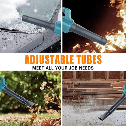 Meetwantes Cordless Leaf Blower with Battery and Charger 450CFM 120MPH Leaf Blower Cordless for Cleaning Lawn, Yard, Garage, Patio & Sidewalk