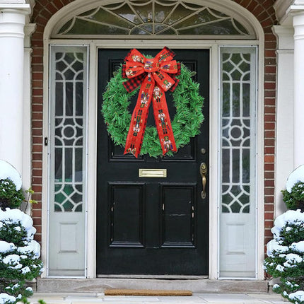 Artificial Christmas Wreath, Green Christmas Wreath，16 Inch Canadian Pine Artificial Christmas Wreath s for Christmas Party Decor, Front Door Wreath, Unlit, Pack of 6 (6, Green 16inch)