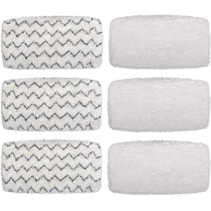Flammi Steam Mop Pad For Bissell Powerfresh Vac & Steam 2747A, 1132 1543 1632 1652 Symphony Vacuum And Steam Mop Series For Hard Floor, Model 1252, 6 Pack