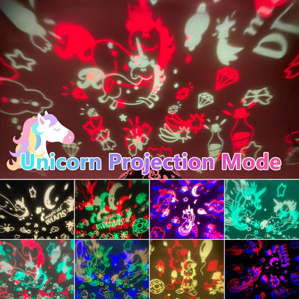 Star Projector Night Light for Kids with Timer, Rotating Unicorn Nightlight for Baby Ceiling Lamp Bedroom Nursery Birthday Christmas s for Boys Girls Adults