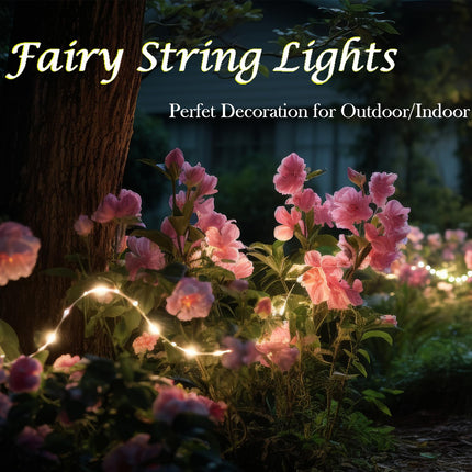 Fairy Lights Battery Operated with Timer, 4PK 20FT 60LED Christmas String Lights Outdoor Indoor, Cuttable Battery Twinkle Lights for Bedroom Home Wedding DIY Christmas Decorations (Warm White)