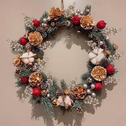 24 Pieces Christmas Glitter Berries Stems Artificial Berry Twig Stem Berry Picks Decorations for Christmas Ornaments, DIY Xmas Wreath, Holiday and Party Decor (Champagne)