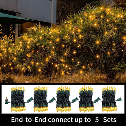 Christmas String Light,100 Count Incandescent Mini String Light for Indoor & Outdoor Use (Yellow)