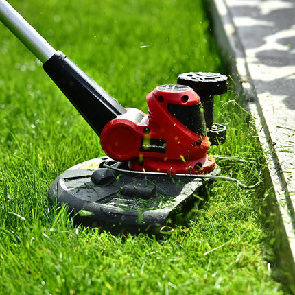 PowerSmart Cordless String Trimmer & Edger PS76110AV2-10 Inch Weed Eater, 20V 2.0Ah Battery and Fast Charger, 2 Trimmer Spools