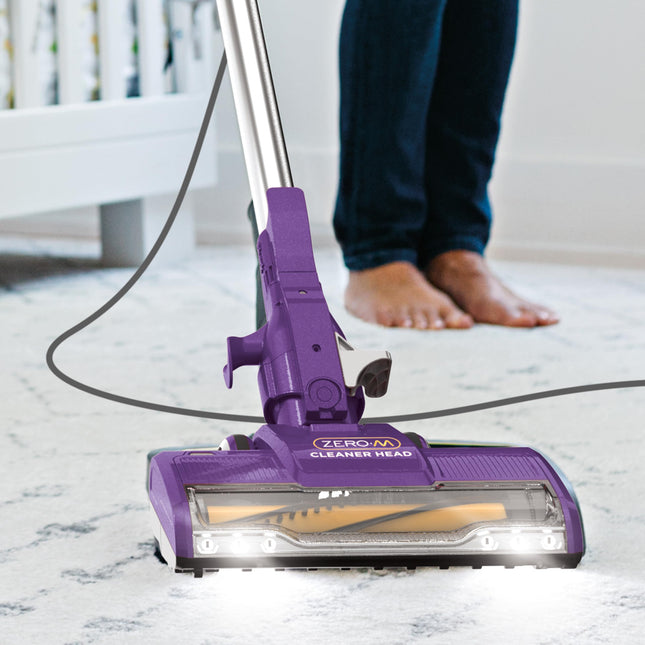 Shark Zs351 Rocket Corded Ultralight Vacuum With Zerom Antihair Wrap Technology, Xl Dust Cup, Hand Vacuum Mode, & Swivel Steering, Plum Purple