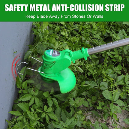 Cordless String Trimmer Battery Powered, 21V Lightweight Weed Wacker, with 9 Cutting Blades, 47 Inch Powerful Weed Eater (Tool Only, Battery not Included)