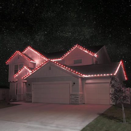 Set of 25 Holiday Lighting Outlet C9 LED Christmas Lights Red C9 LED Filament Lights C9 Christmas Light Bulbs for Indoor & Outdoor Use Traditional C9 LED Christmas Lights
