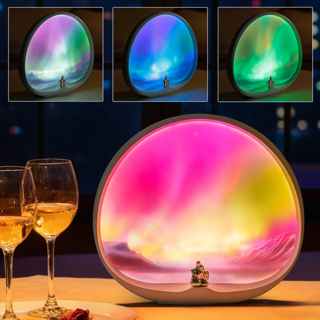 mamre Aurora Lamp Dimmable Night Light for Wedding Anniversary Valentine's Day Birthday Christmas