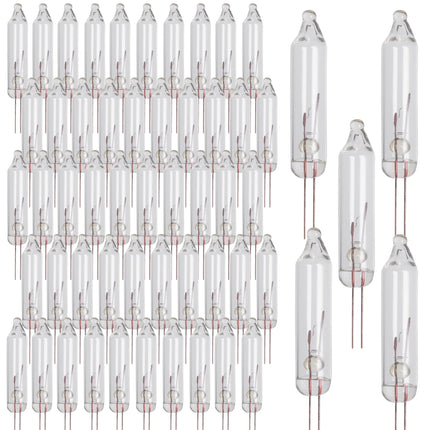 Dazzle Bright 200 Pcs Replacement Christmas Mini Light Bulbs, Warm White Incandescent String Light Bulbs, 2.5 V Bulbs for Indoor Outdoor Xmas Tree Decor, 170 mA, 0.42 Watt