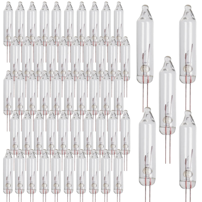 Dazzle Bright 200 Pcs Replacement Christmas Mini Light Bulbs, Warm White Incandescent String Light Bulbs, 2.5 V Bulbs for Indoor Outdoor Xmas Tree Decor, 170 mA, 0.42 Watt