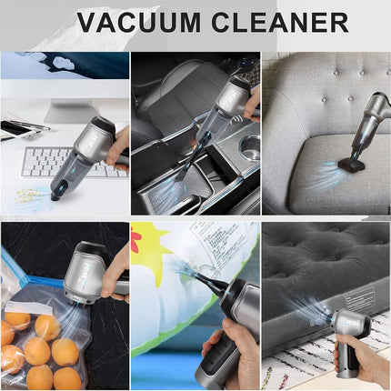 Uniqus Cordless Car Vacuum Cleaner,Wireless Handheld Vacuum Cleaner, 3 In 1 Mini Vacuum, 15000Pa High Suction With Brushless Motor,Portable Vacuum Cleaner For Car, Office And Home Cleaning