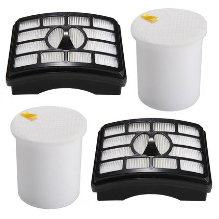 2 Hepa Filter + 2 Foam Flet Filter Kit For Shark Rotator Pro Liftaway Nv500 Nv501 Nv505 Nv552 Hepa Filter & Foam Filter Kit, Part Xfh500 & Xff500