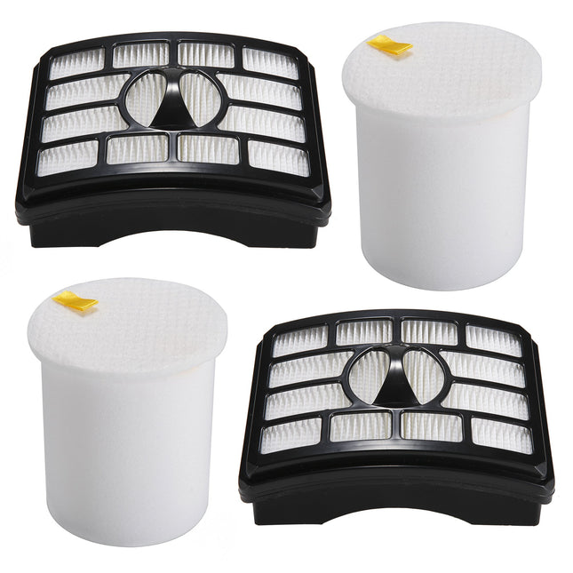 2 Hepa Filter + 2 Foam Flet Filter Kit For Shark Rotator Pro Liftaway Nv500 Nv501 Nv505 Nv552 Hepa Filter & Foam Filter Kit, Part Xfh500 & Xff500