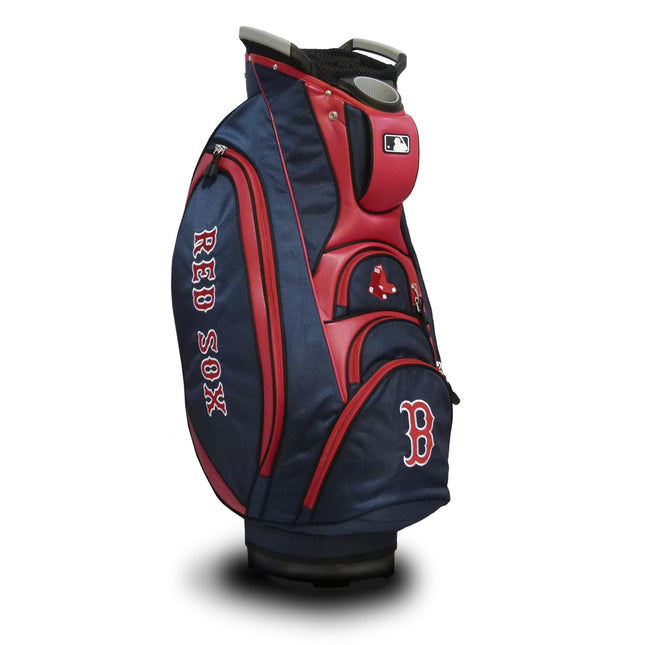 Team Golf MLB Victory Golf Cart Bag, 10-way Top with Integrated Dual Handle & External Putter Well, Cooler Pocket, Padded Strap, Umbrella Holder & Removable Rain Hood