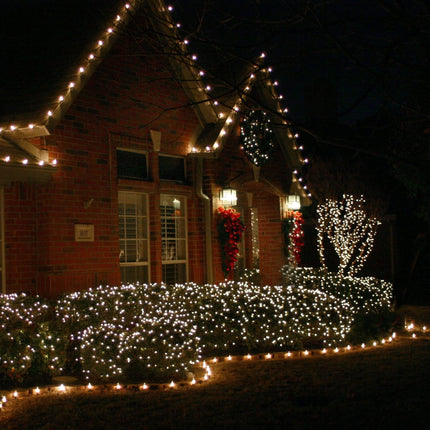 2 Pack Battery Operated Christmas Lights, Total 100LED 32FT Christmas Lights Outdoor, Waterproof Mini String Tree Lights with 8 Modes, Decorations for Indoor Patio Garden Party Decor (Warm White)