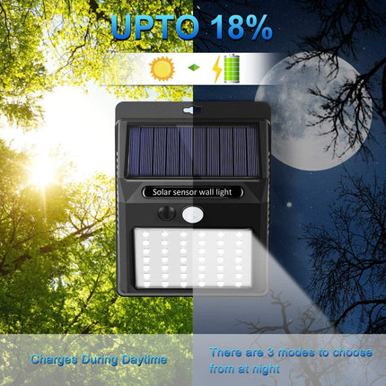 Solar Lights Outdoor 4 Pack / 3 Working Mode], Solar Security Lights Solar Wall Lights Wireless Ip 65 Waterproof Outdoor Lights