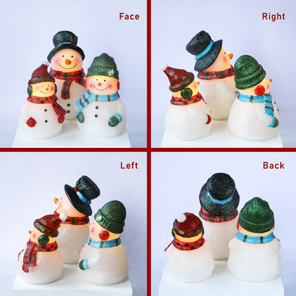 Christmas LED Flameless Candles Snowman Novelty Lighting Battery Operated with Remote Real Wax Flickering Candles Decorative for Holiday Winter Bedroom Snowman Theme Decor Mothers Day s
