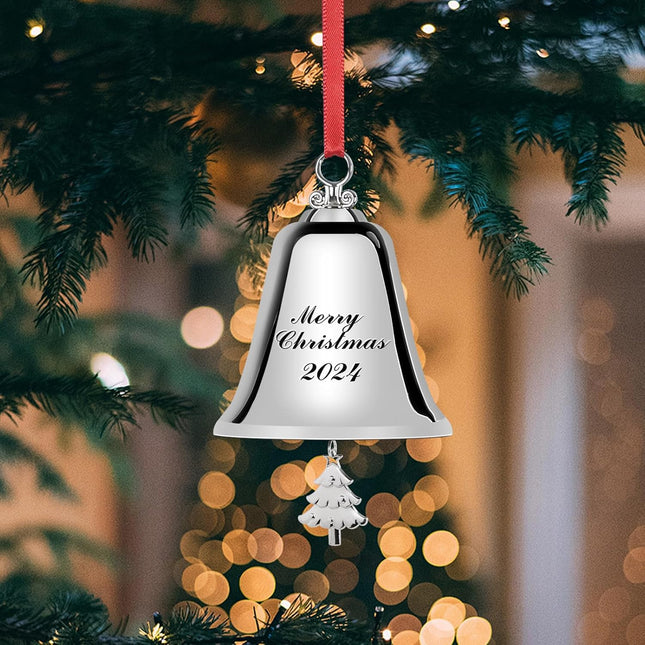 Bells, Christmas Wreath Decor, Silver Christmas Bells, Christmas Tree Decoration, Garland Decoration Bells, Christmas Tree Christmas Bells