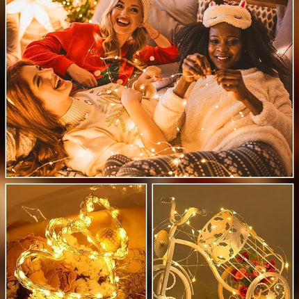 Brightown Fairy Lights Battery Operated 18 Pack - 7ft Mini LED Lights for Crafts DIY Garlands Jars Table Centerpiece Wedding Plants Flowers Vases Glasses Dolls Christmas Decor