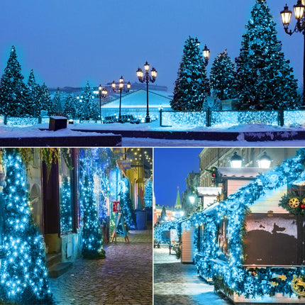 70 Counts C6 LED Christmas Lights - 35.5ft Aqua Christmas Lights Outdoor, Aqua String Lights Indoor, Commercial Grade Aqua Christmas Lights Outdoor Waterproof for Party, Outside, UL