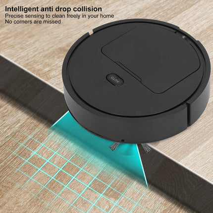 Zjchao 3 In 1 Sweeping Robot, Vacuum And Mop Floor Sweep Dust Absorption Usb Charging 40Db Low Noise Household Smart Sweeper Robot For Pet Hair, Hard Floors