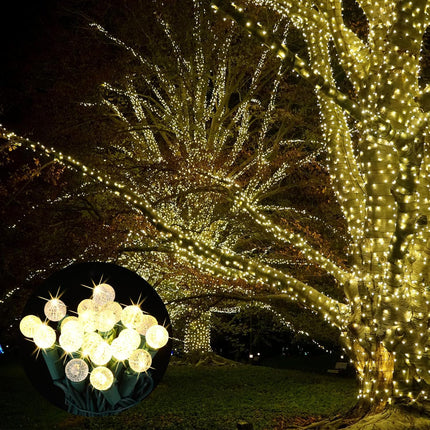 20 ft Christmas Slow Twinkling String Light 60 LED Firefly Flash Twinkle Lights Waterproof Warm White Light for Xmas Tree Indoor Bedroom Outdoor Christmas Garland Window Decorations
