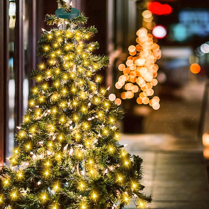 Christmas Tree Lights, 6.6 Feet 16 String Lights Christmas Decorations, 432 LEDs,8 Modes/Memory Function for 6 - 8 Feet Decorative Outdoor Indoor Christmas Tree Lights, Waterproof Fairy String Lights