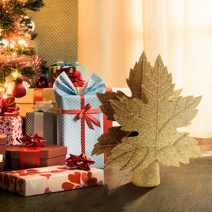 Christmas Tree Topper Lighted Star with Snowflake Projector, 3D Hollow Sparkling Star Christmas Tree Topper with Rotating Magic Gold Snowflake Projector for Christmas Tree Ornament Decorations