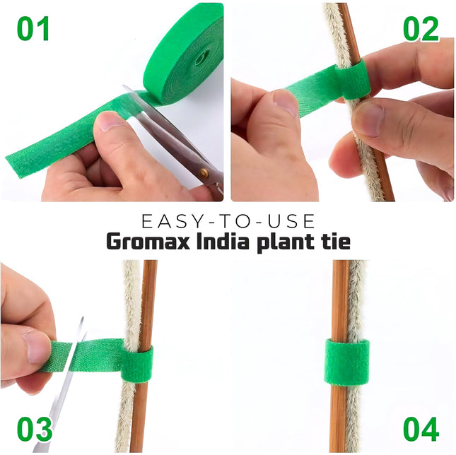 Plant Ties Velcro Reusable, Adjustable, Gentle Plants Supports for Effective Growing
