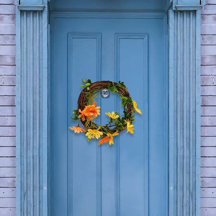Grapevine Wreath Set, Marrywindix 6 Pieces Natural Vine Branch Wreath Christmas DIY Rattan Wreath Garland for Christmas Holiday Craft Wedding Decor (8 in.)