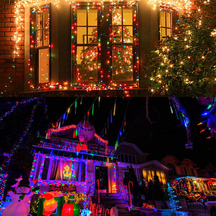 Christmas Lights Outdoor 19Ft 70 LED Chritmas Globe String Lights with Pearlized Glass Bulb UL Christmas Tree Lights for Tree Decor