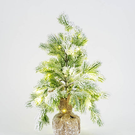 Tabletop Small Christmas Tree - 16.5 Inch Artificial Mini Christmas Trees for Winter Holiday Xmas Decor, Christmas Decorations for Home Office