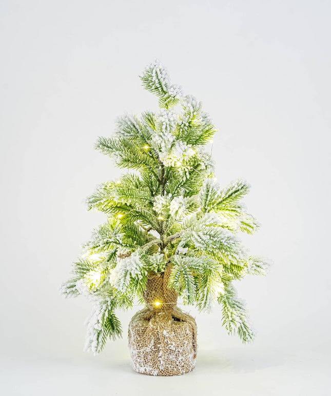 Tabletop Small Christmas Tree - 16.5 Inch Artificial Mini Christmas Trees for Winter Holiday Xmas Decor, Christmas Decorations for Home Office