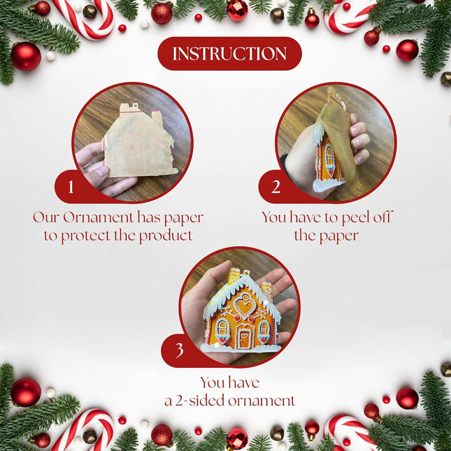6 Pieces Dogs Wreath Ornaments Christmas Tree Ornament Chirstmas Home Decor Decorative Hanging Ornaments Decorations for Xmas Holiday Set B