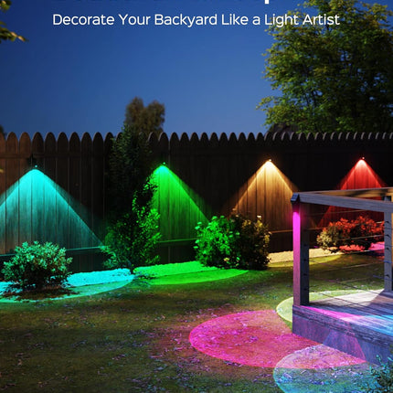 Jackyled 2024 Solar Fence Lights, 50 Lumens Bright Fence Lights Solar Powered, Outdoor Deck Lights 12 Pack, Waterproof Led Step