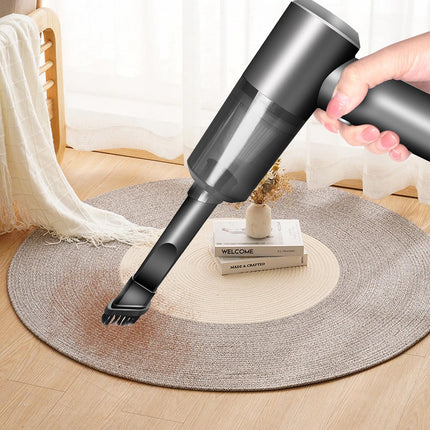 Cordless Handheld Vacuum Cleaner, High Power Rechargeable Mini Portable Vacuum For Home, Office And Car Cleaning Black
