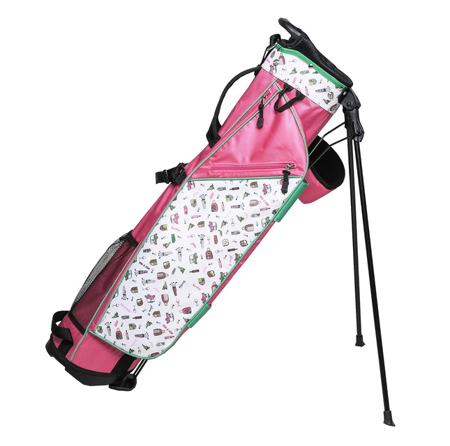Glove It Sunday Golf Bag for Women - Super Lightweight Golf Bag with Stand, 4-Way Divider, 3 Easy-Access Pockets, Convenient & Accessible (Nine & Wine)
