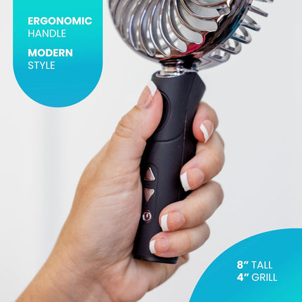 Modern Comfort Airx Portable Personal Fan MultiUse Clip Stand For Home, Gym, Outdoors, Office, Desk, Peloton... 5Speeds Vs 3 Long