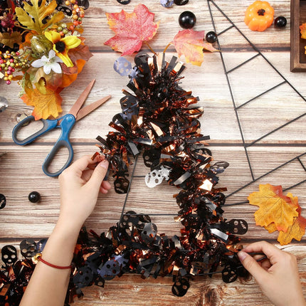 Hat Shaped Metal Wreath Form for Christmas Elf Hat Wreath Frame Pirate Ship Witch Hat Metal Frame for Xmas DIY Crafts Holiday Year Wall Door Decors(8 Pieces,12.6 x 13.4 Inch)