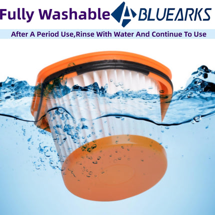 4Pcs For Shark Ws620 Ws632 Ws630 Filter,Combatible With Shark Wandvac System Ws633 Ws632Rgbrn Ws632Pkbrn Ws632Gnbrn Ws632Gdbrn Ws632Blbrn, To Part Xffwv360