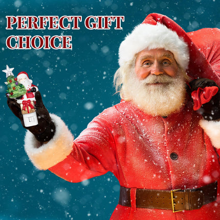 2 Pack Christmas Decoration Night Light Plug Ceramic Christmas Santa Night Light with Switch LED Snowman Night Light for Christmas Holiday Decor Home Room Fireplace Office