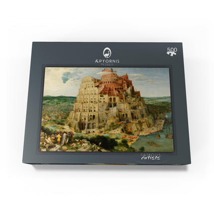 MyPuzzle The Tower of Babel 1563 by Pieter Bruegel The Elder - Premium 500 Piece Jigsaw Puzzle for Adults