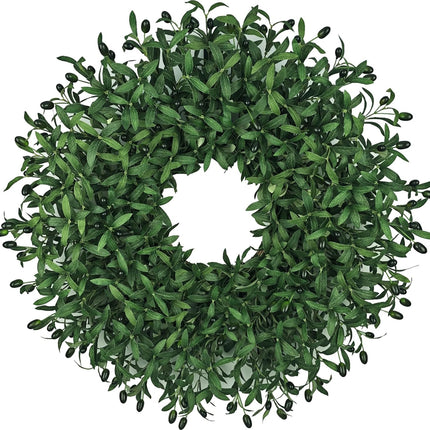 28-30 Inch Olive Wreaths for Front Door for All Seasons，Spring Summer Fall Autumn Winter Christmas Wreath,Large Everyday Greenery Wreath,Home Wall Door Porch Fireplace Decor