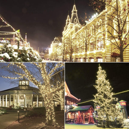 Christmas Lights Warm White 50 Counts, Christmas Lights Outdoor Warm White Commercial Grade Waterproof IP65, 25Ft 5mm LED Warm White Christmas Tree Lights, LED Outdoor Xmas Lights