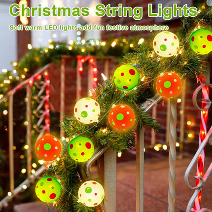 [Timer] Battery Operated Christmas Lights, Christmas Decorations for Tree, 10 FT 20 LED Waterproof Christmas Lights for Christmas Tree Wreath Window Wall Home Indoor Outdoor Decor