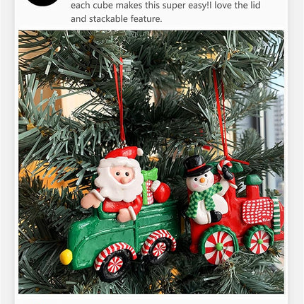 Christmas Clay Mold, Santa Claus Reindeer Pickup Christmas Tree Resin Decoration Mold, Xmas Holiday Party Chocolate Cake Decoration Cake Toppers Clay Candy
