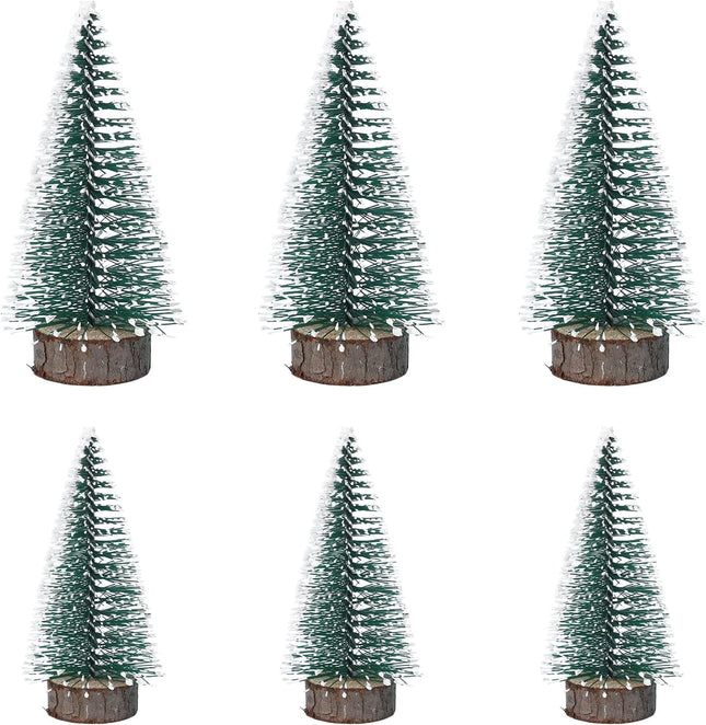 Christmas Tree,Desktop Miniature Pine Tree 6 pcs